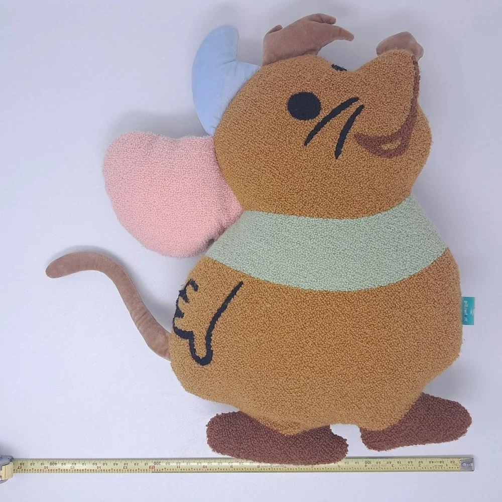 Disney Princess Cinderella Sidekick Gus Gus Mouse Pillow Plush 16